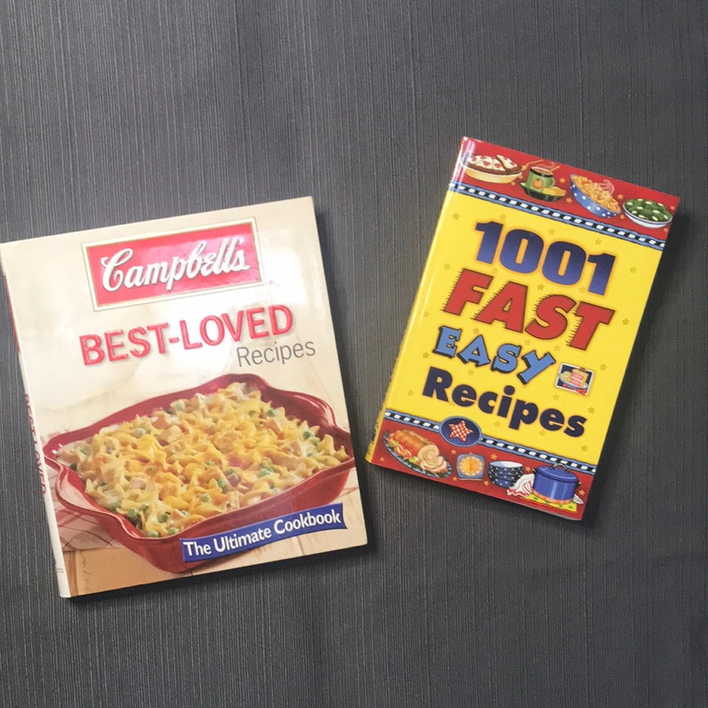 2 LIKE NEW COOKBOOKS